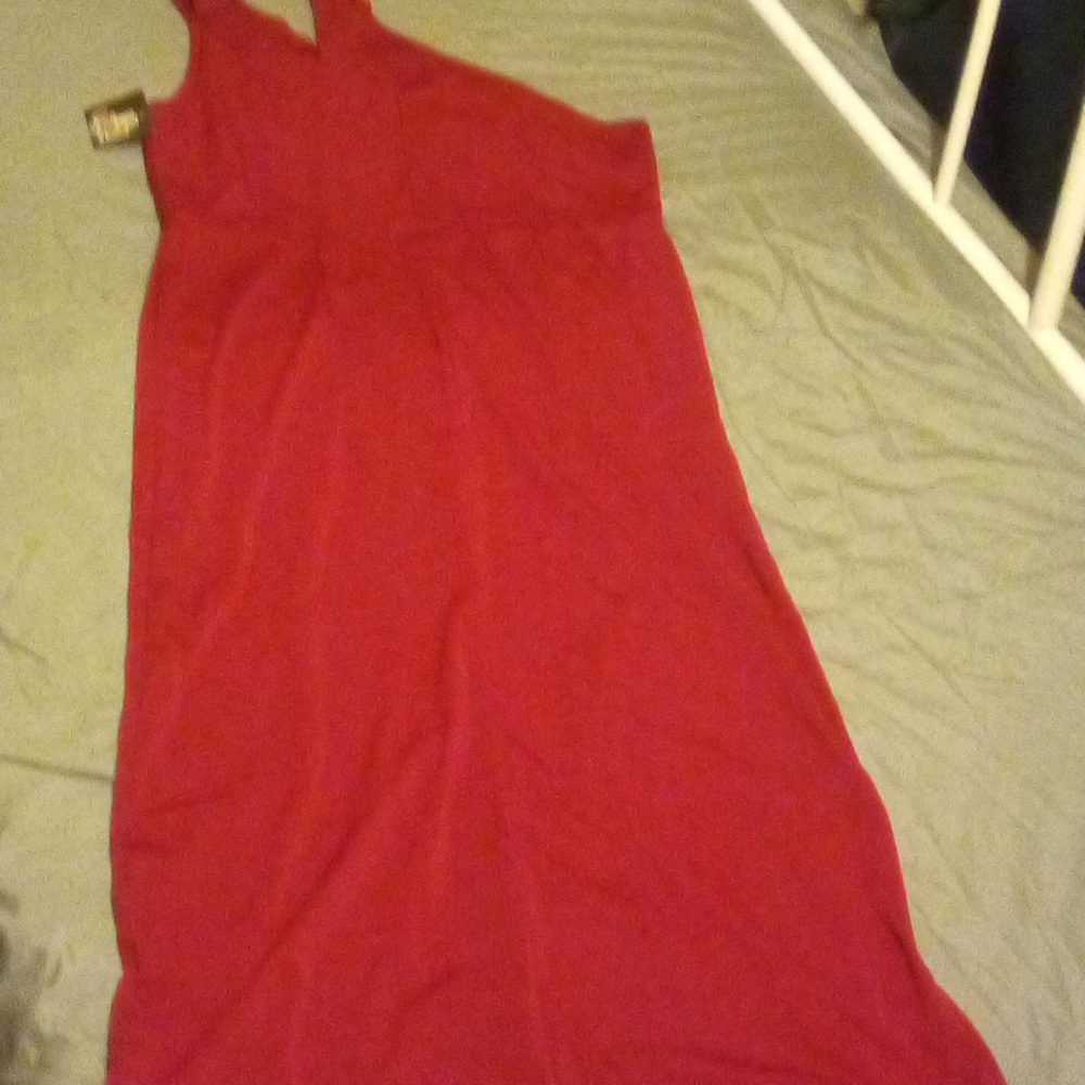 Single strap Red dress